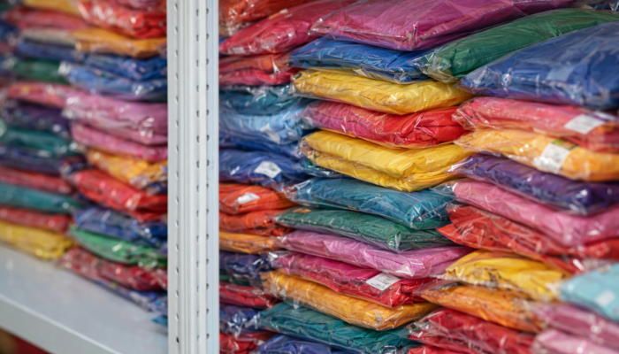 Pre-consumer textile waste - Finished Garments remaining in storage